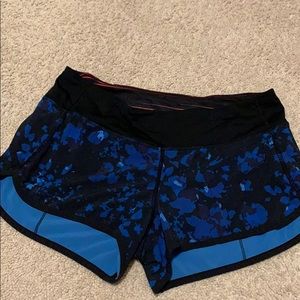 Lululemon speed shorts